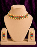 Mayura Coin Choker Necklace Set