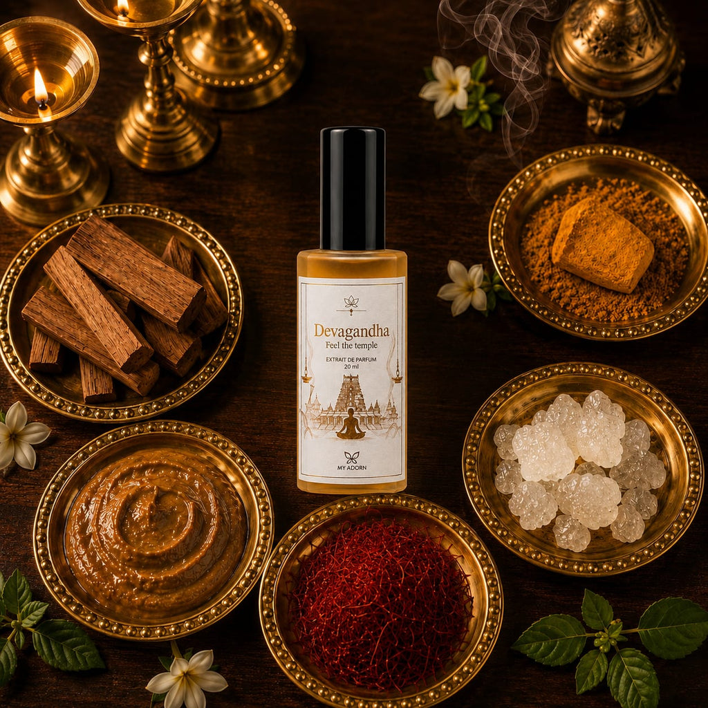Devagandha (ദേവഗന്ധ) Temple Fragrance Perfume 20ml | Extrait de Parfume