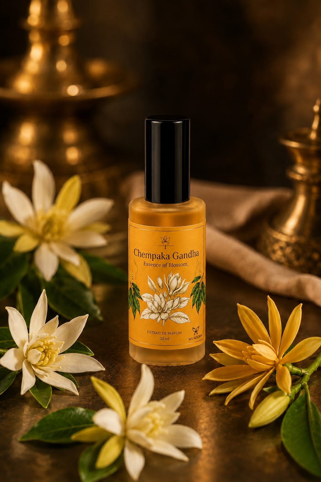 Chempaka Gandha (ചെമ്പക ഗന്ധ) Fragrance Perfume 20ml | Extrait de Parfume