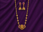Lakshmi Pearl Drop Long Necklace Set