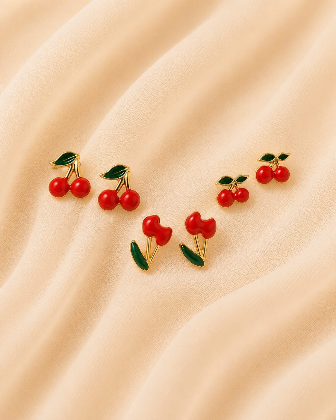 Mini Fruit Stud Earrings