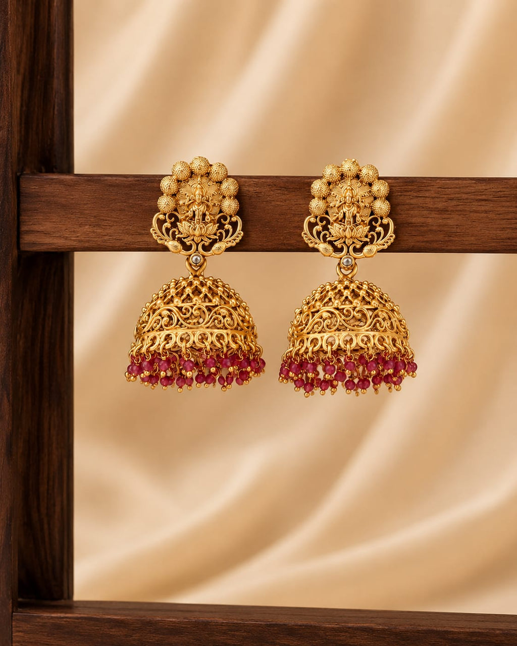 Lakshmi Dome Jhumka Earrings