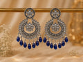 Floral Pearl Chandbali Earrings