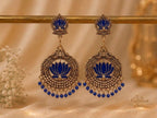 Lotus Chandbali Earrings