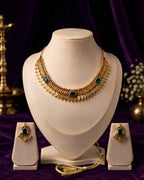 Antique Gold Coin Necklace Set