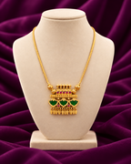 Traditional Gold-Plated Thali Necklace
