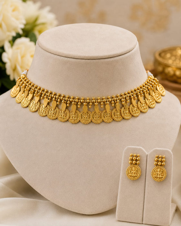 Coin Ilakkathali Choker Set - ae