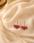 Ruby Lotus Bugadi Earrings