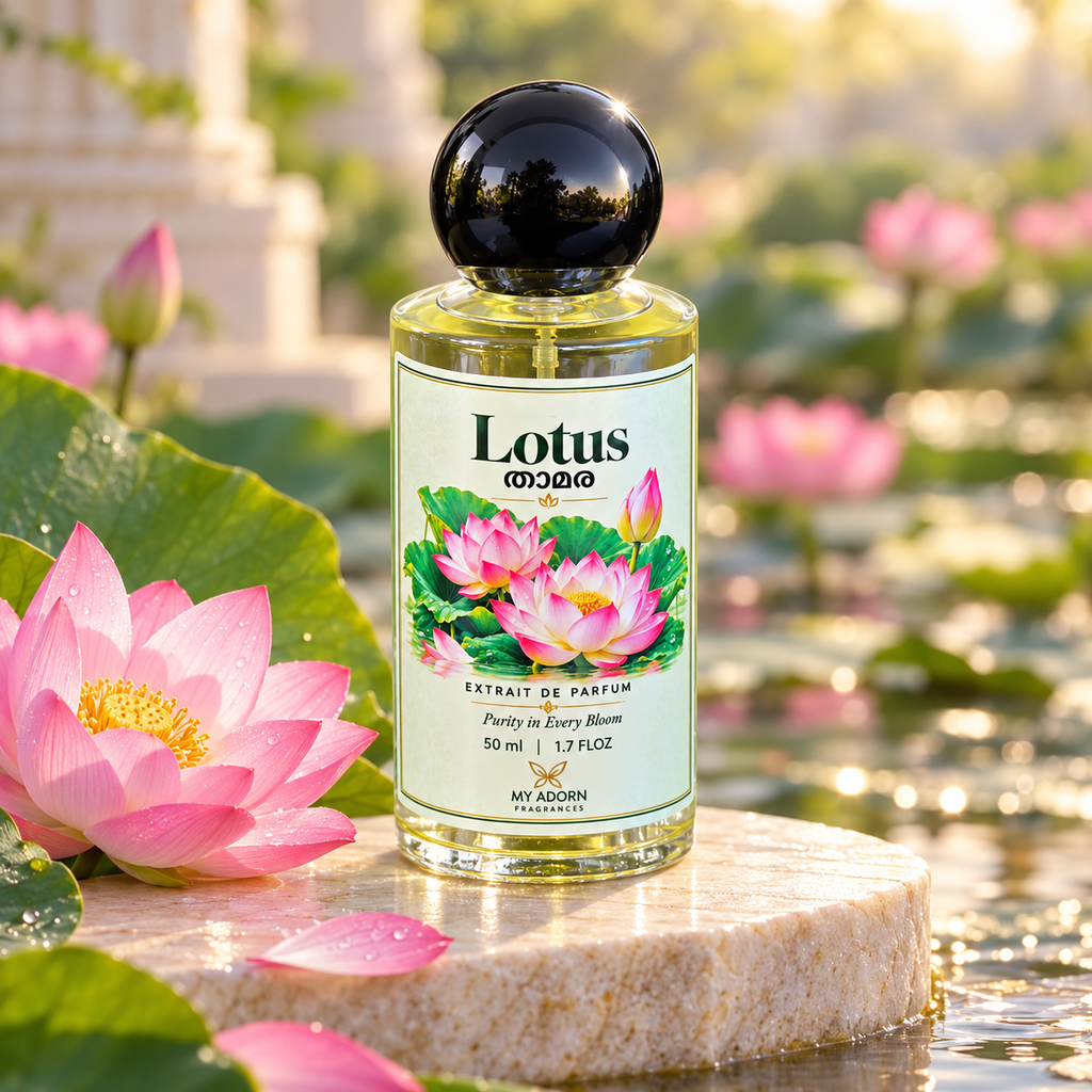 Lotus (താമര) Fragrance Perfume 50ml | Extrait de Parfum