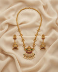 Golden Lakshmi Pearl Set - ae