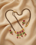 Ruby Emerald Mangalsutra Set