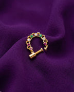 Ethnic Floral Nose Ring
