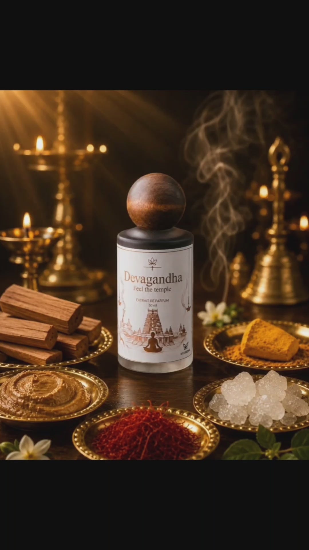 Devagandha Temple Fragrance Perfume 50ml | Extrait de Parfum - ae
