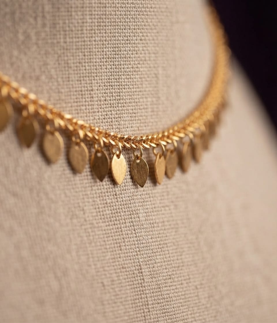 Premium Kerala Ilakkathali Gold Plated Necklace